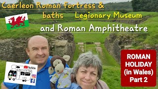 305 Caerleon Castle Roman Fortress and Baths Legionary Museum and Roman Amphitheatre Wales [upl. by Tsyhtema729]