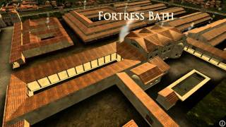 Animation of ancient Roman Fort in Caerleon Wales [upl. by Nygem490]