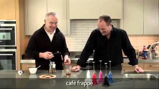 How to make a frappé coffee using an aerolatte milk frother [upl. by Nae]