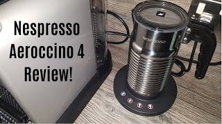 Nespresso Aeroccino 4 Milk Frother Review  Worth upgrading from the Aeroccino 3 [upl. by Sitruc]