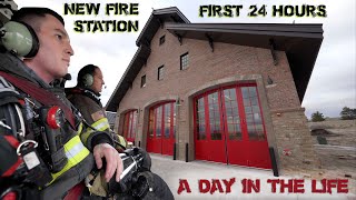 First 24 Hours in a New Fire Station  A Day in the Life [upl. by Esiuole]