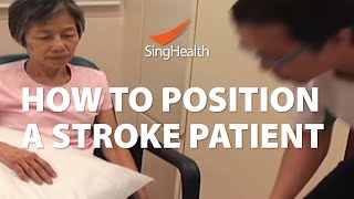 How To Position A Stroke Patient [upl. by Nanyk]