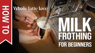 How To Milk Frothing for Beginners 5 Tips [upl. by Gad]