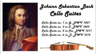 Johann Sebastian Bach  Cello suites in 432 Hz great for reading or studying [upl. by Bose]