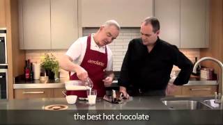 How to make a hot chocolate using an aerolatte milk frother [upl. by Yrbua]