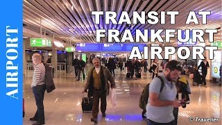 TRANSIT WALK AT FRANKFURT Airport FRA Terminal 1  Connection Flight Transfer Arriving amp Departing [upl. by Anoj]